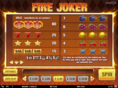 Play Fire Joker