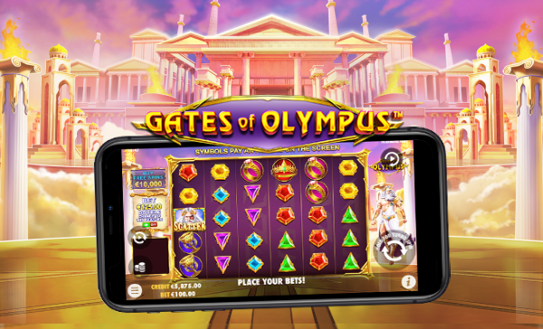 Playzee | Gates of Olympus, popular UK slot, shot at big wins, Greek god  theme