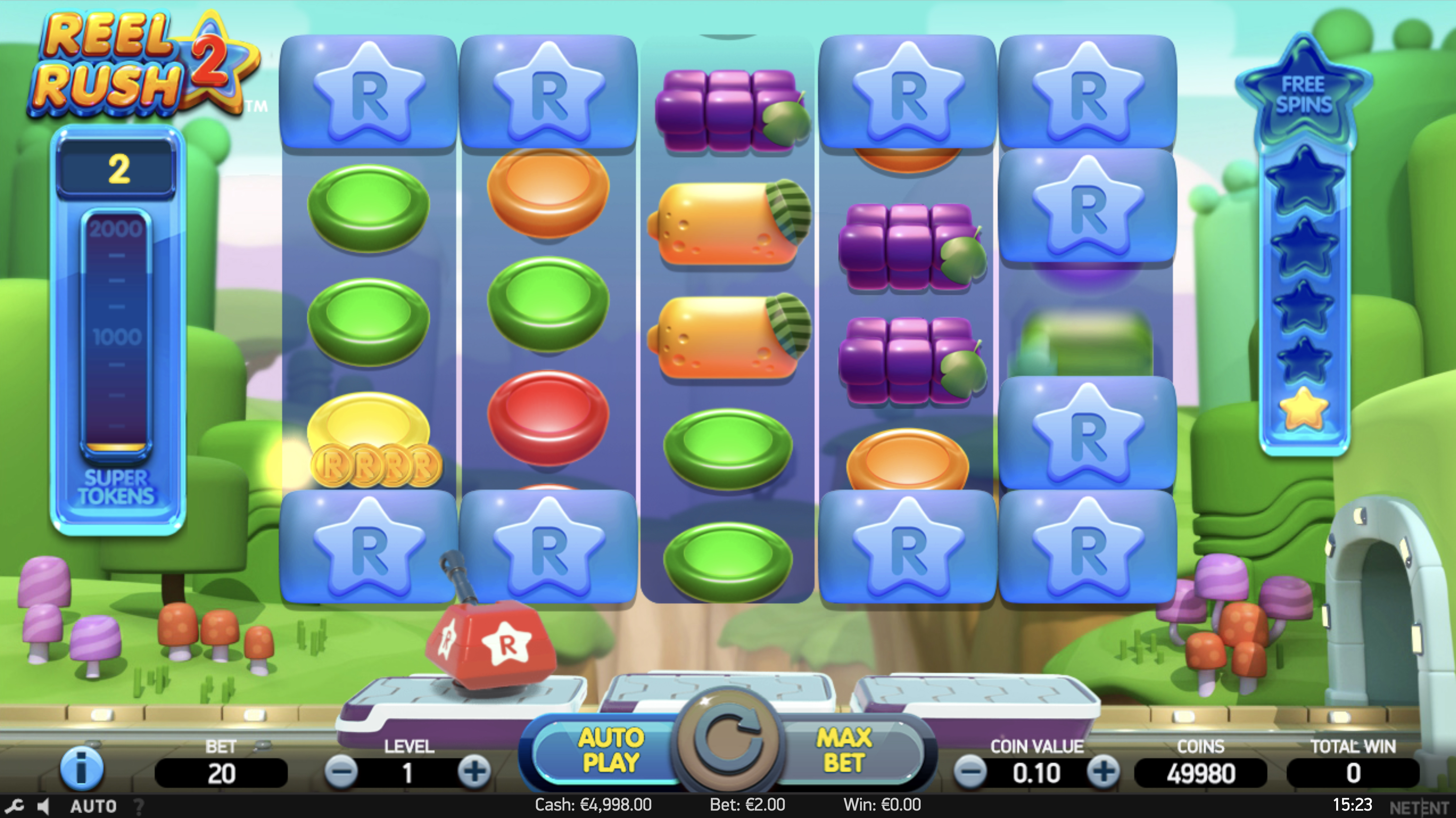 reel rush free spins